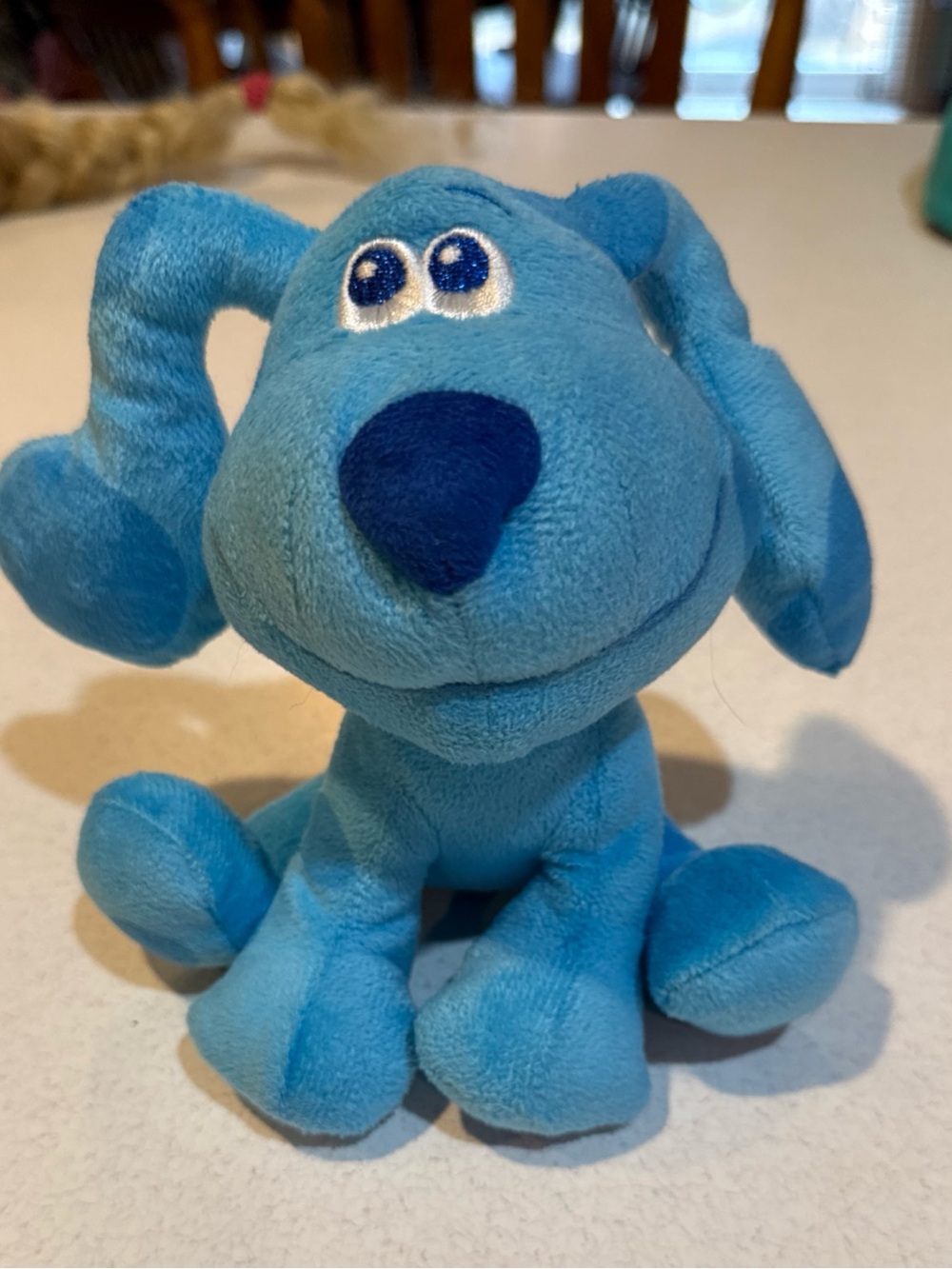 Blue Plush Puppy Stuffed Animal - Soft Kids Toy